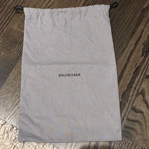 Balenciaga Light Gray Drawstring Bag/Dust bag